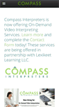 Mobile Screenshot of compassinterpreters.org